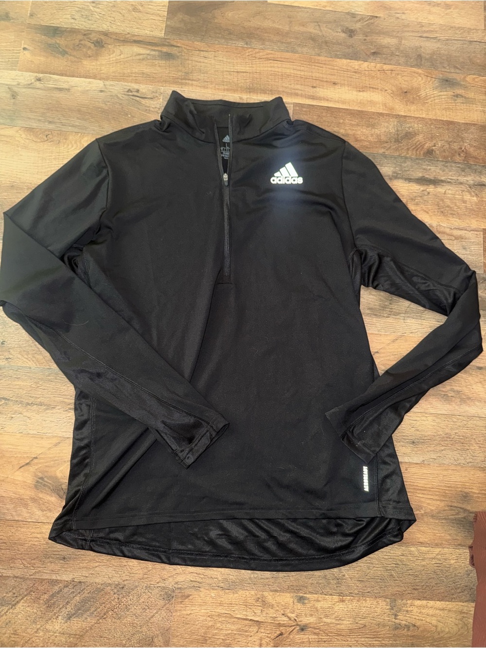 Adidas Black Quarter Zip Pullover